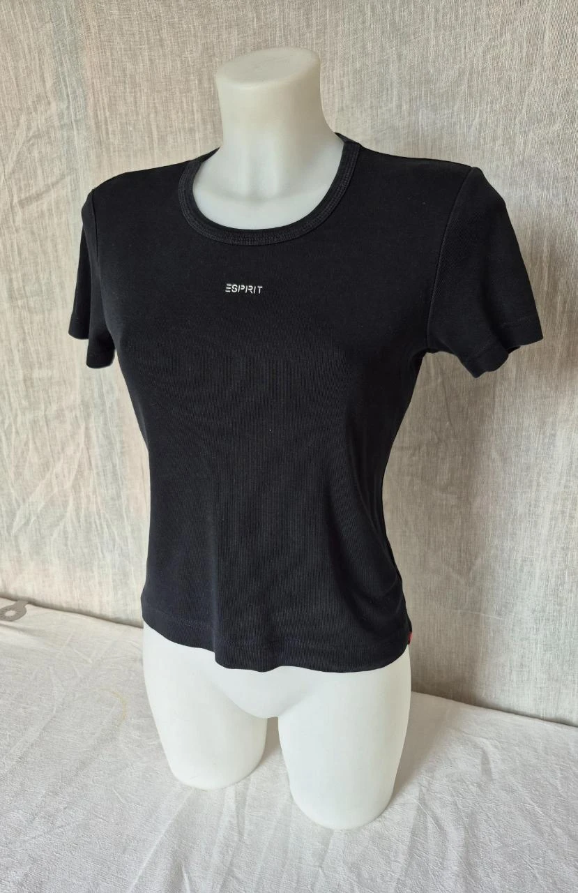 Tee-shirt femme noir "Esprit" taille S